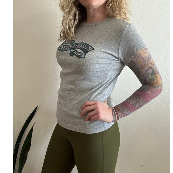 Y2K Tattoo Sleeve Harley Davidson Long Sleeve Tee size Large - Picture 4 of 12